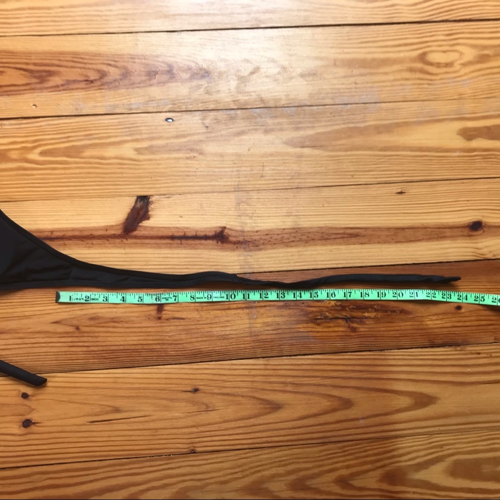 Blooming Jellyfish Black Crochet Wrap Bikini EUC M - Picture 8 of 12